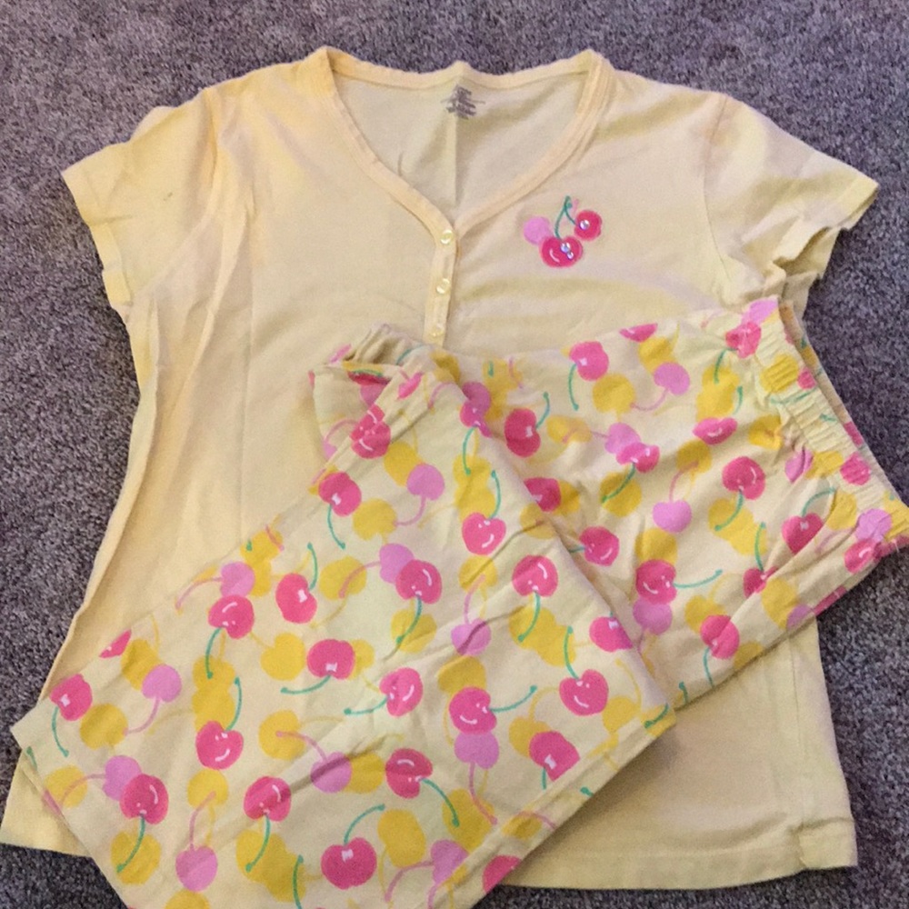 Cherry pajama set